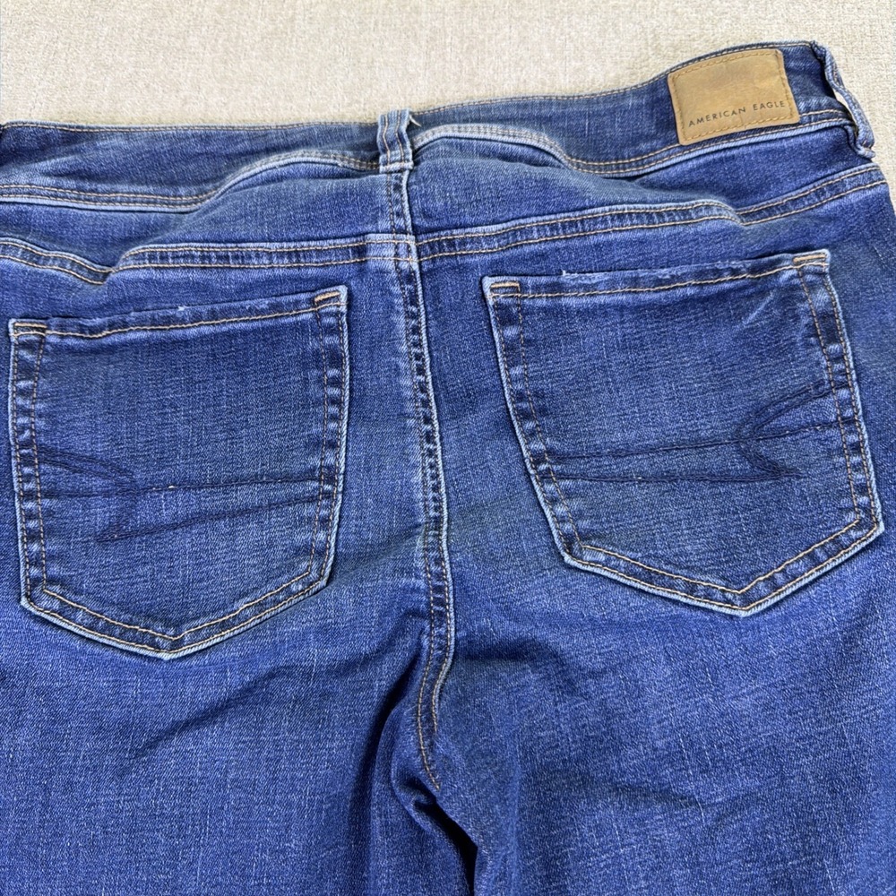 American Eagle Jeans Women Size 8R Kick Boot Next Level Stretch Cowgirl Flare - Picture 15 of 16